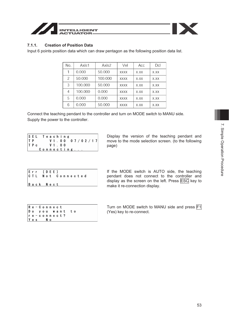 IAI America SEL-TG User Manual | Page 71 / 314