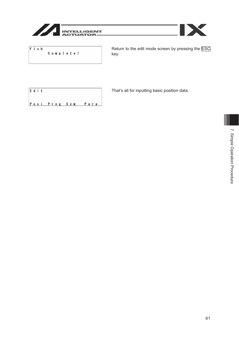 IAI America SEL-TG User Manual | Page 79 / 314