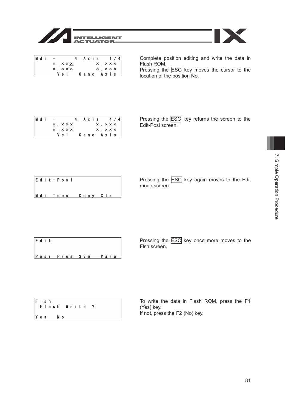 IAI America SEL-TG User Manual | Page 99 / 314