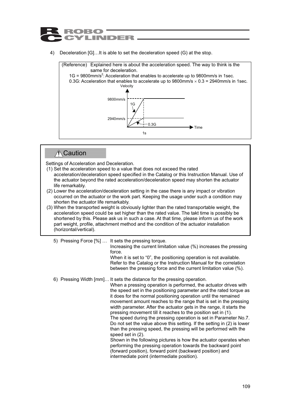 Caution | IAI America SEP-PT User Manual | Page 115 / 176