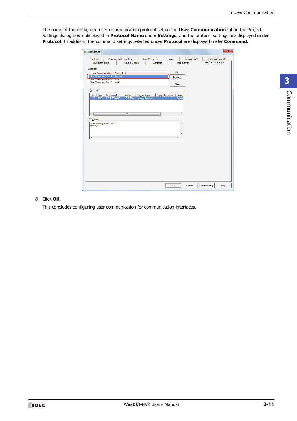 IDEC High Performance Series User Manual | Page 113 / 1448