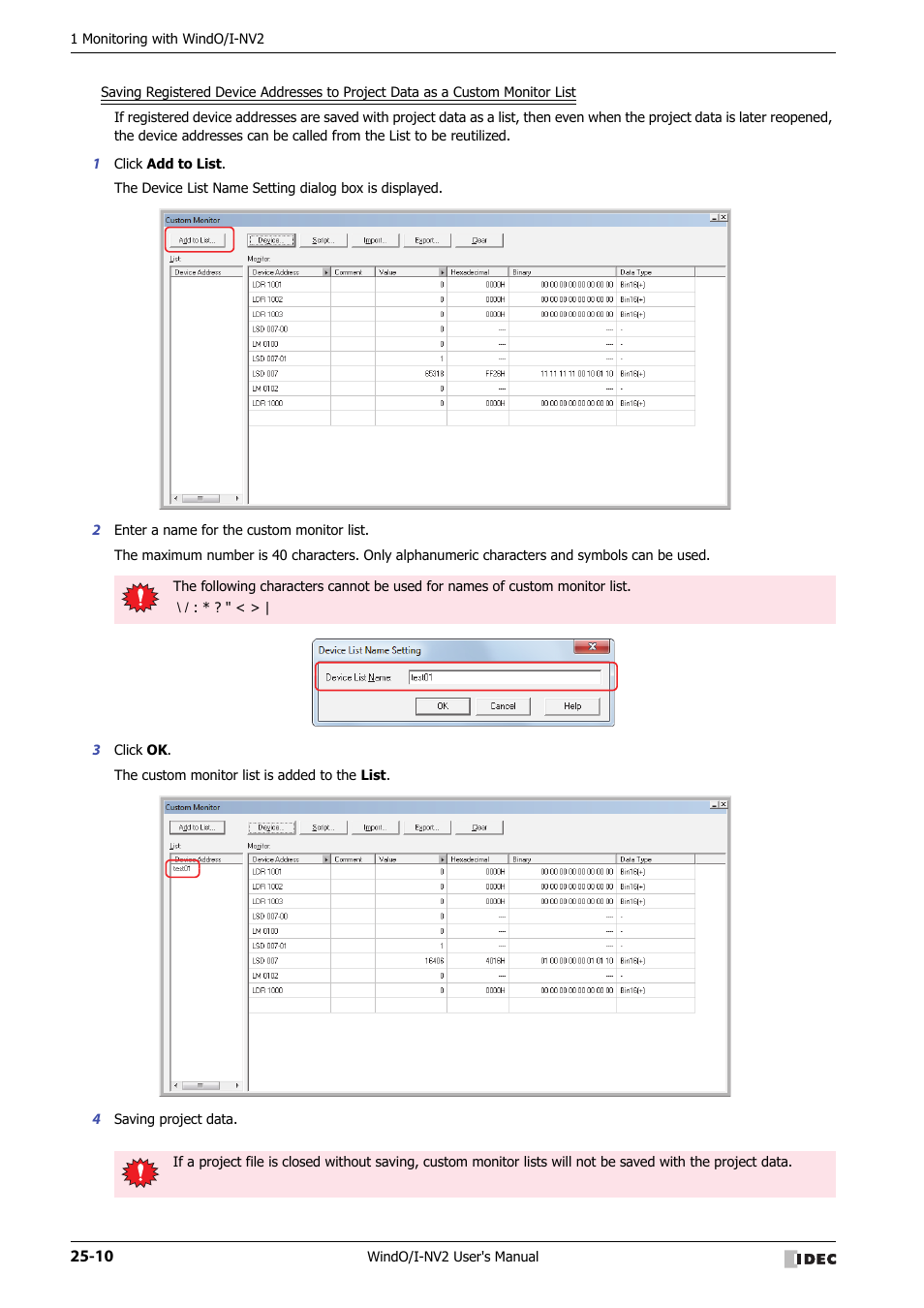 IDEC High Performance Series User Manual | Page 1136 / 1448