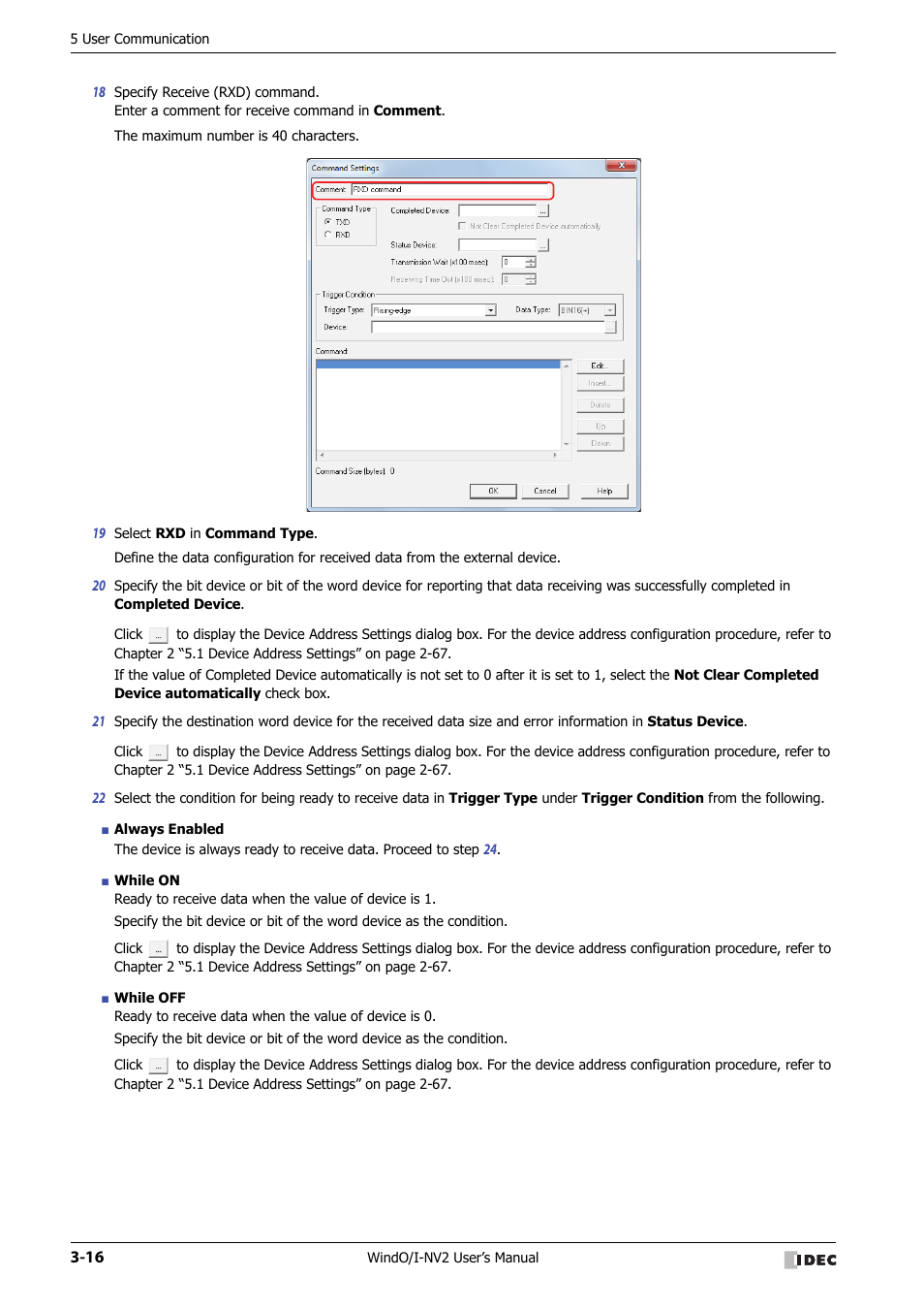 IDEC High Performance Series User Manual | Page 118 / 1448