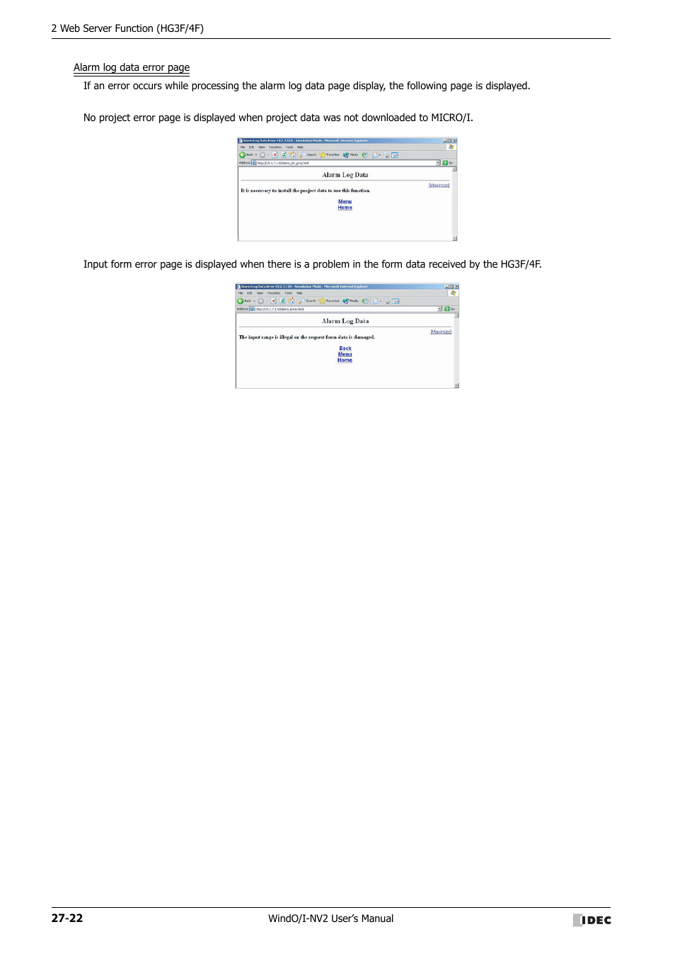 IDEC High Performance Series User Manual | Page 1180 / 1448