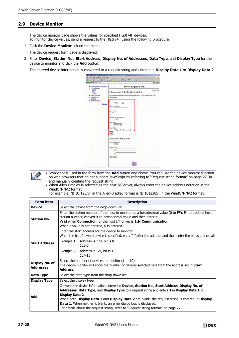 9 device monitor, Device monitor -28 | IDEC High Performance Series User Manual | Page 1186 / 1448