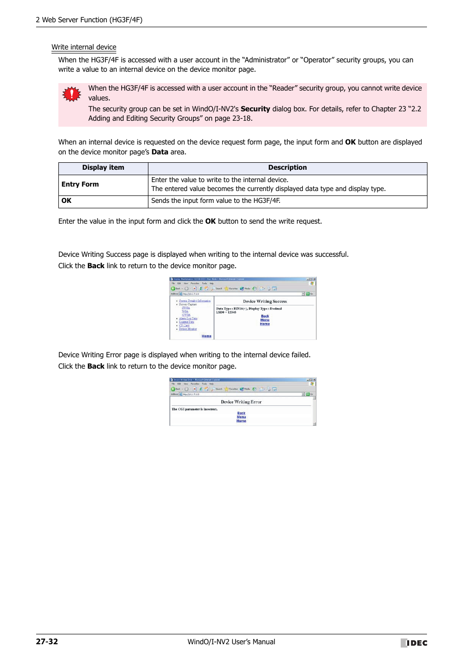 IDEC High Performance Series User Manual | Page 1190 / 1448