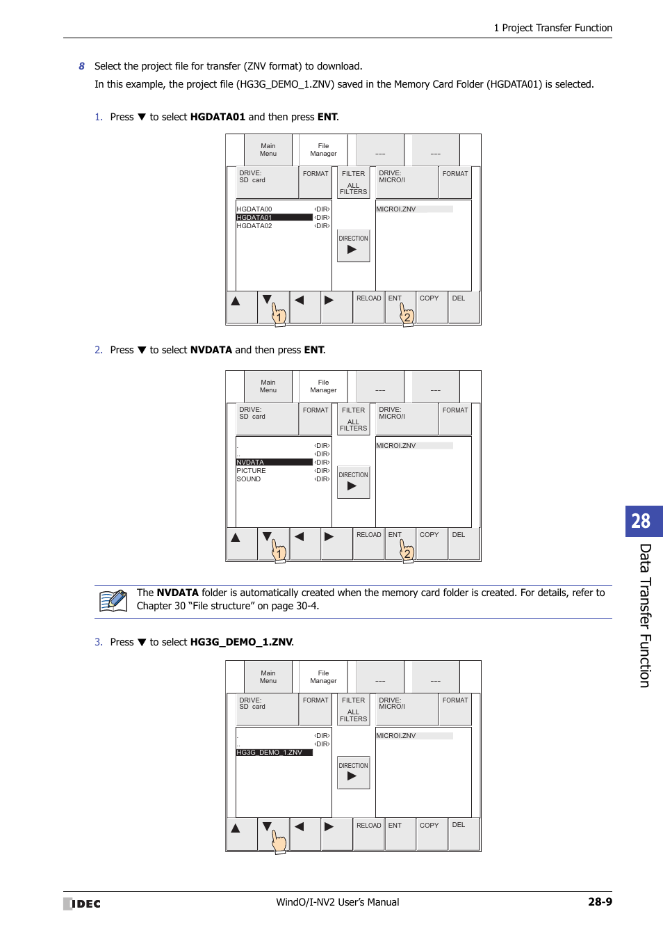 Data t ransf er func tion | IDEC High Performance Series User Manual | Page 1203 / 1448