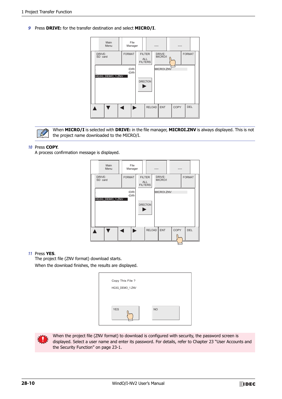 IDEC High Performance Series User Manual | Page 1204 / 1448