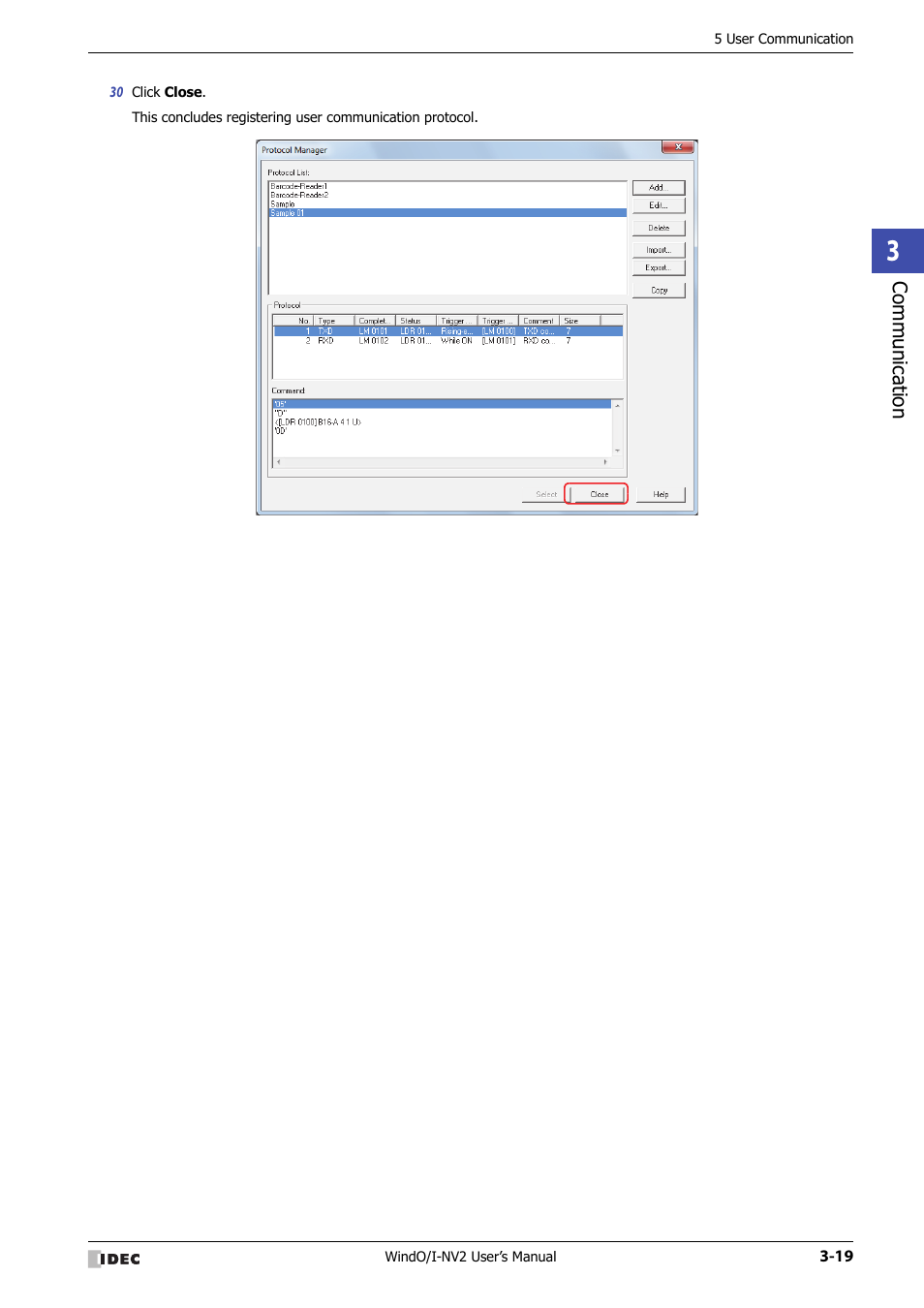 IDEC High Performance Series User Manual | Page 121 / 1448