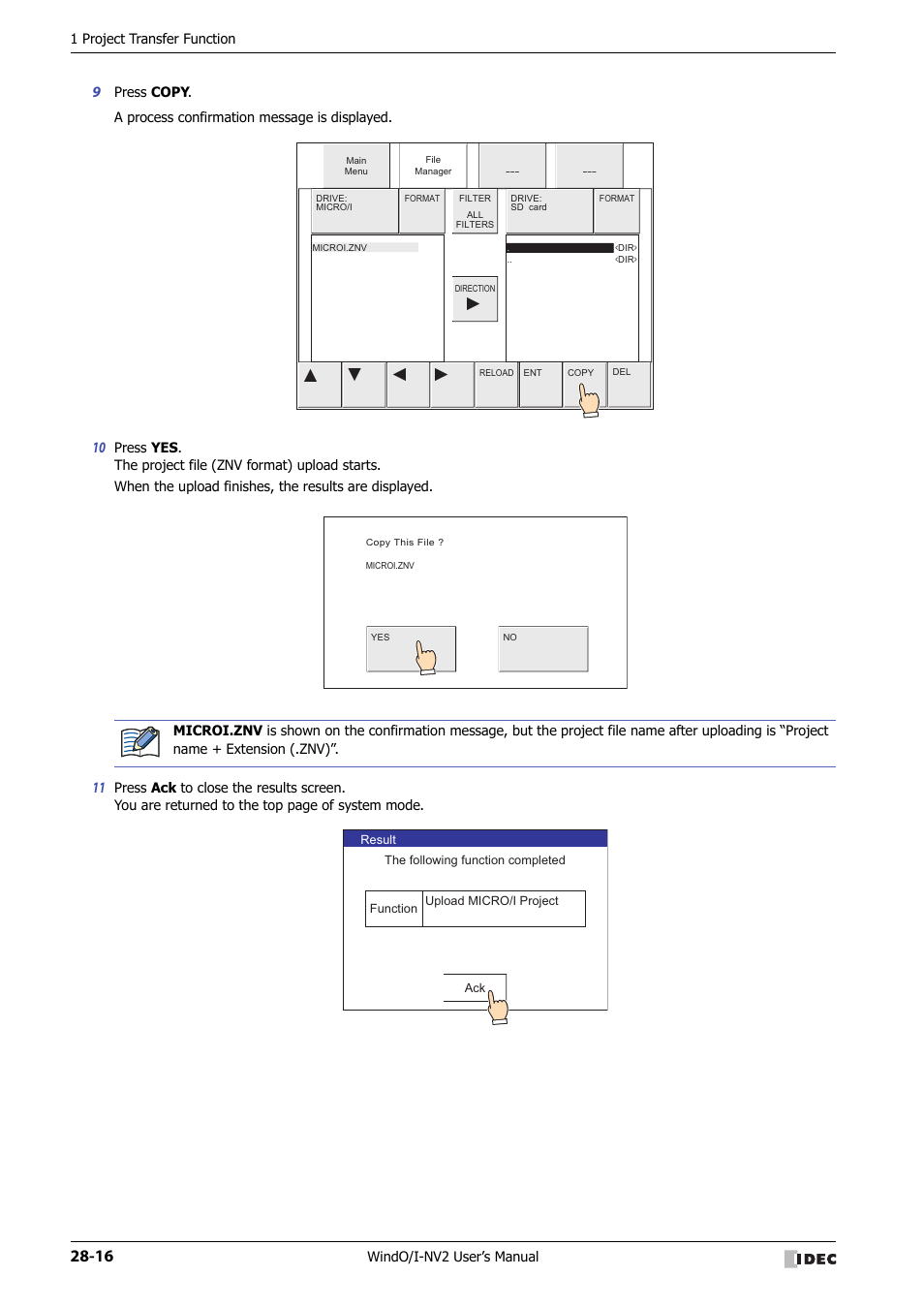 IDEC High Performance Series User Manual | Page 1210 / 1448