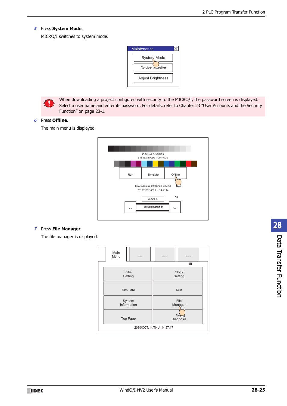 Data t ransf er func tion | IDEC High Performance Series User Manual | Page 1219 / 1448