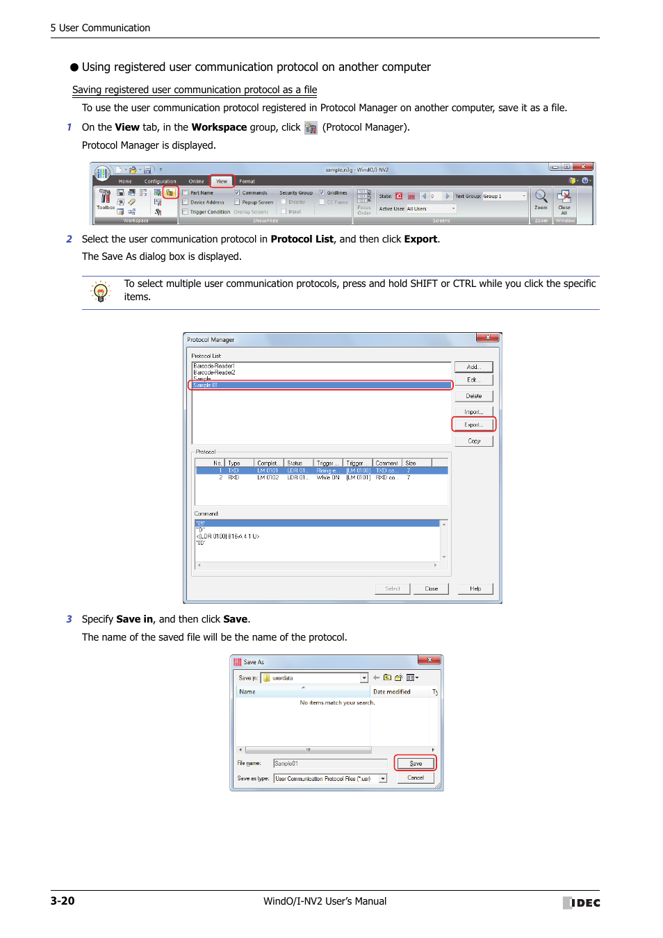 IDEC High Performance Series User Manual | Page 122 / 1448