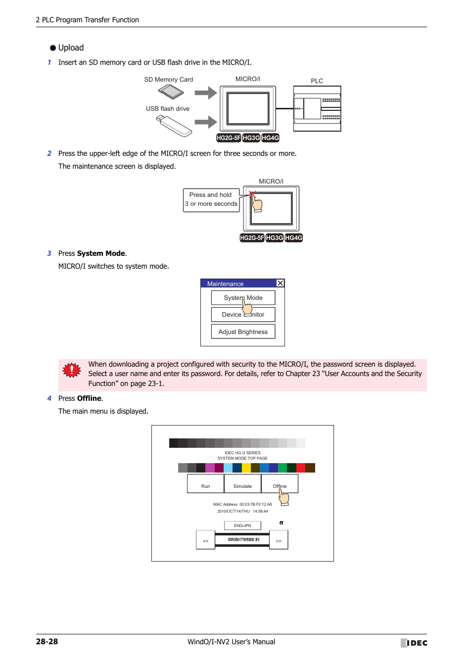 Upload | IDEC High Performance Series User Manual | Page 1222 / 1448