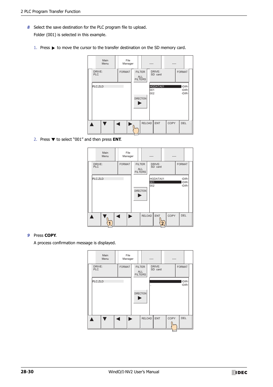 IDEC High Performance Series User Manual | Page 1224 / 1448