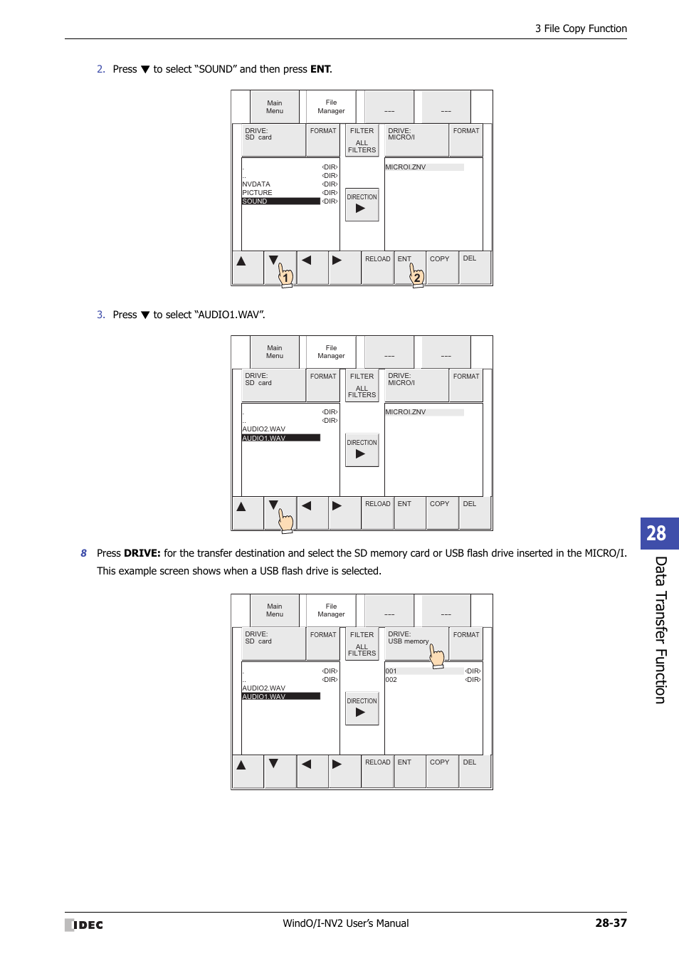 Data t ransf er func tion | IDEC High Performance Series User Manual | Page 1231 / 1448