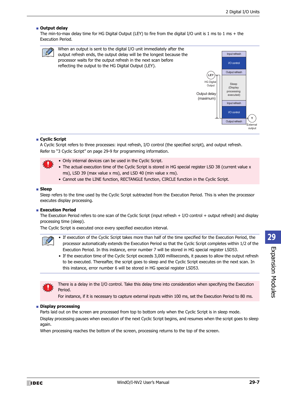 Expansion modules | IDEC High Performance Series User Manual | Page 1241 / 1448