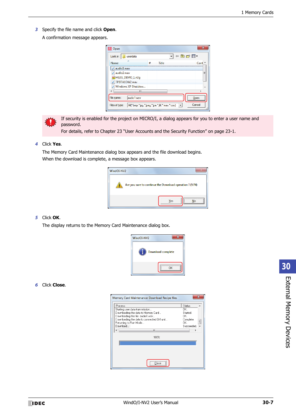 IDEC High Performance Series User Manual | Page 1251 / 1448