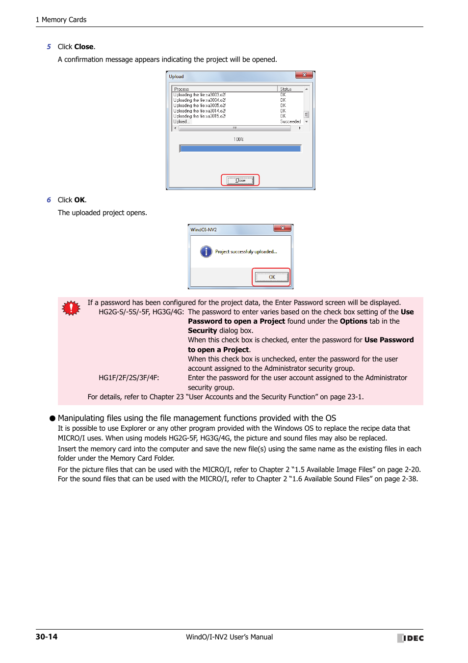 IDEC High Performance Series User Manual | Page 1258 / 1448