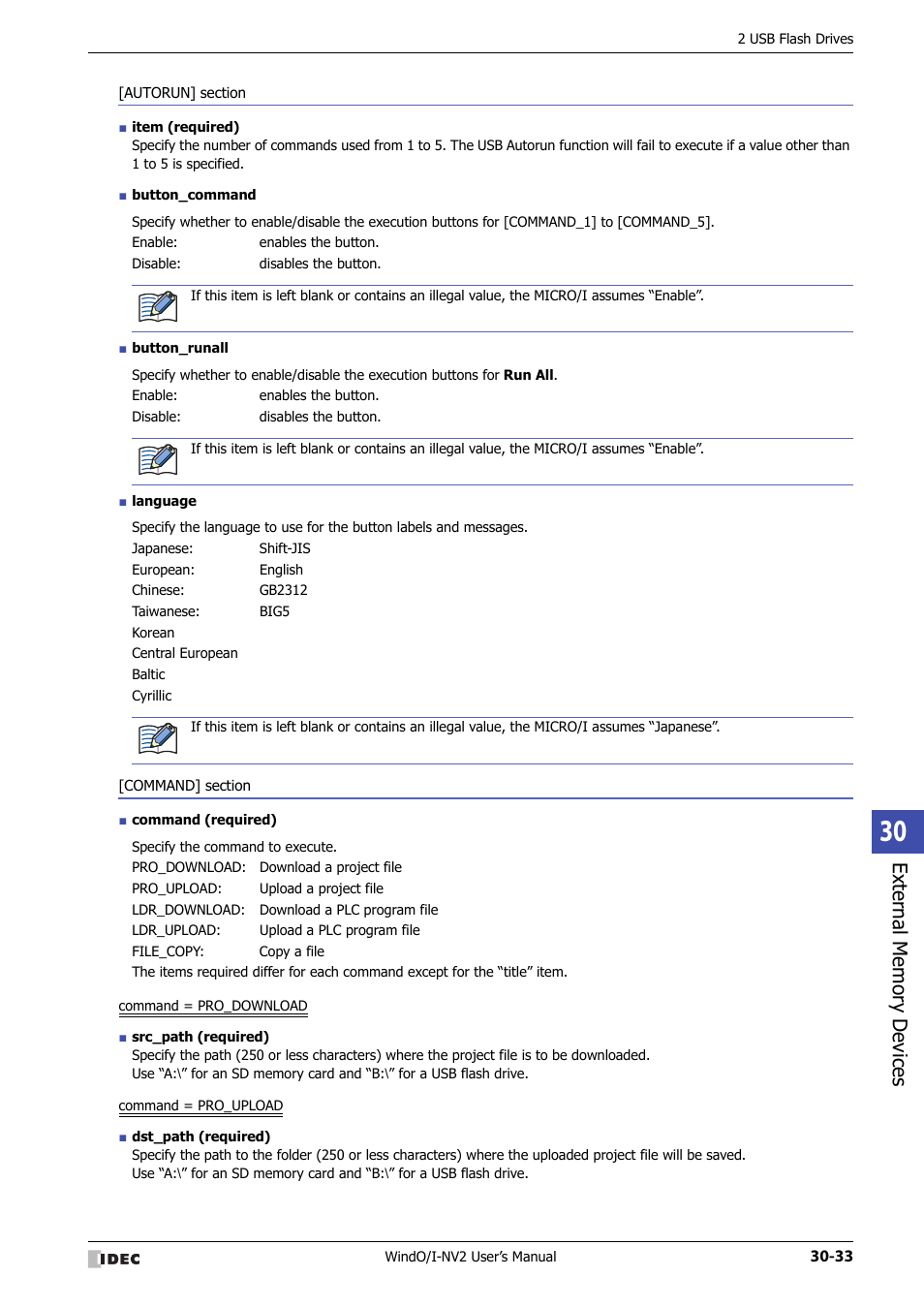 IDEC High Performance Series User Manual | Page 1277 / 1448