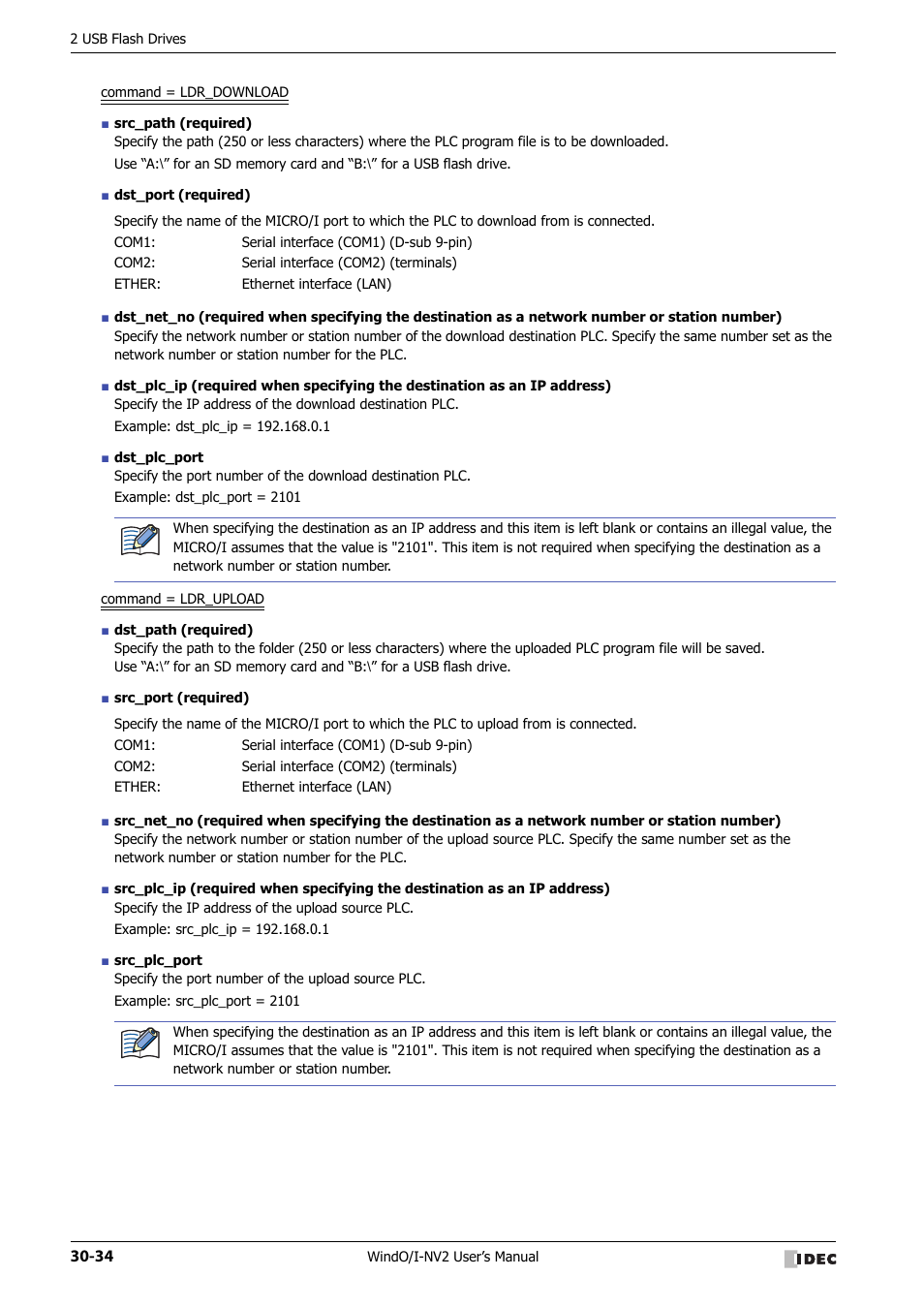 IDEC High Performance Series User Manual | Page 1278 / 1448
