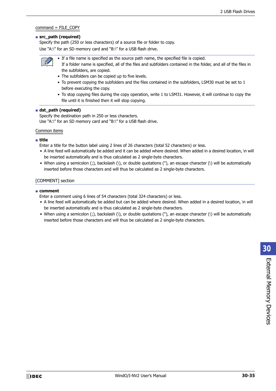 IDEC High Performance Series User Manual | Page 1279 / 1448