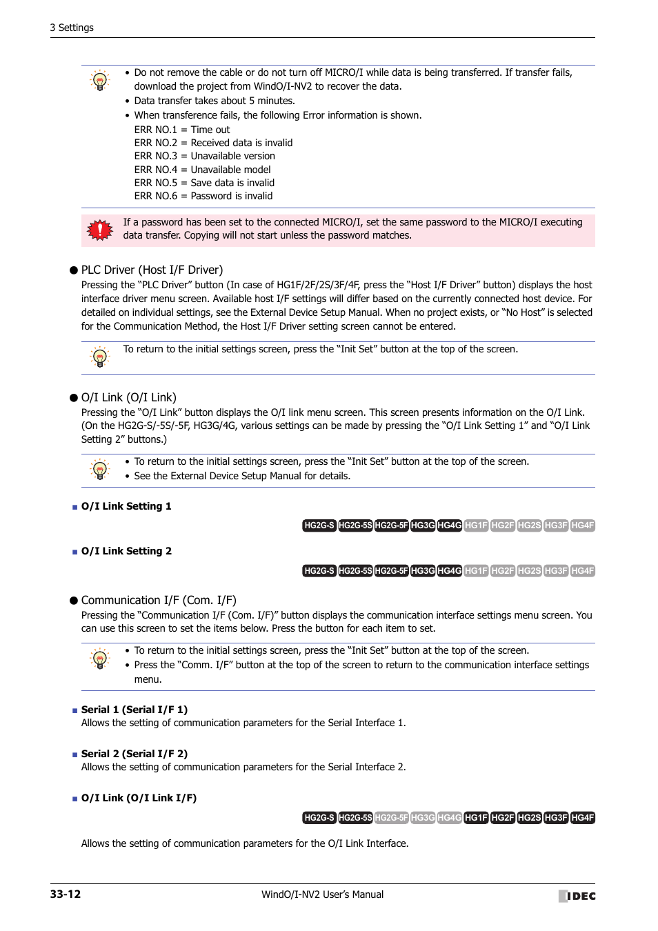 Plc driver (host i/f driver), O/i link (o/i link), Communication i/f (com. i/f) | IDEC High Performance Series User Manual | Page 1312 / 1448