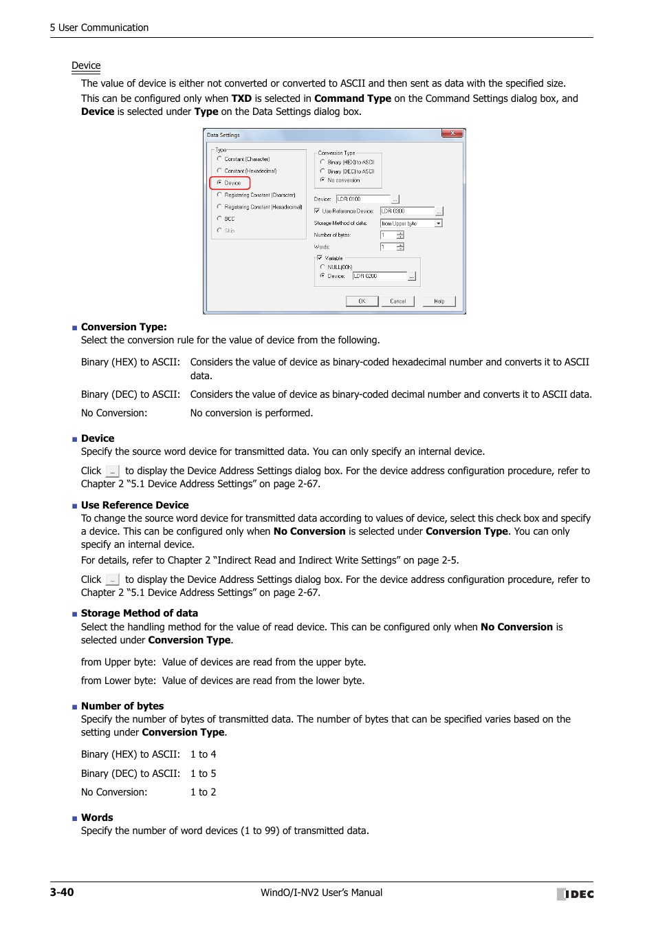 IDEC High Performance Series User Manual | Page 142 / 1448