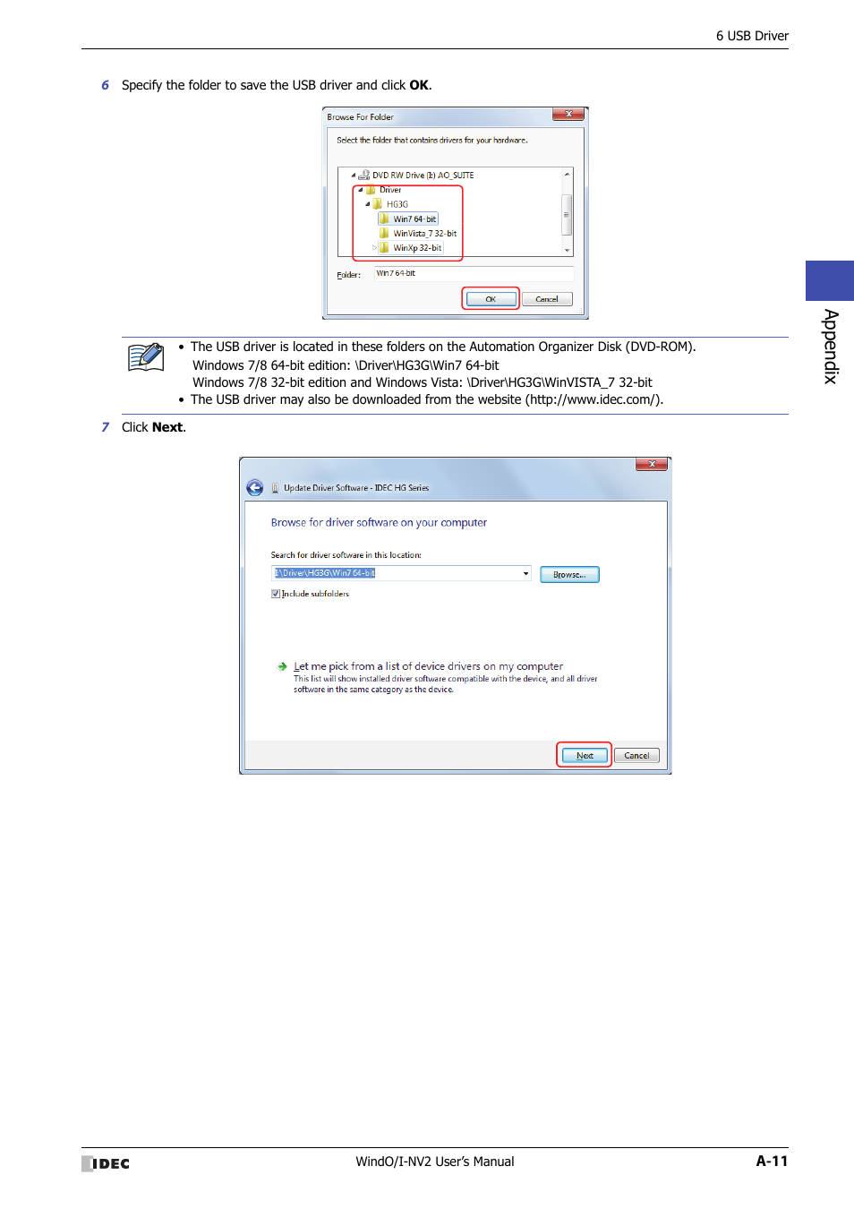 Appendix | IDEC High Performance Series User Manual | Page 1423 / 1448