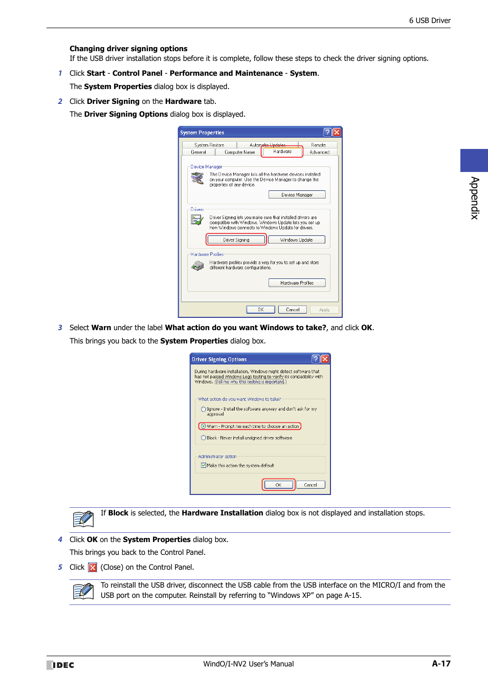 Appendix | IDEC High Performance Series User Manual | Page 1429 / 1448