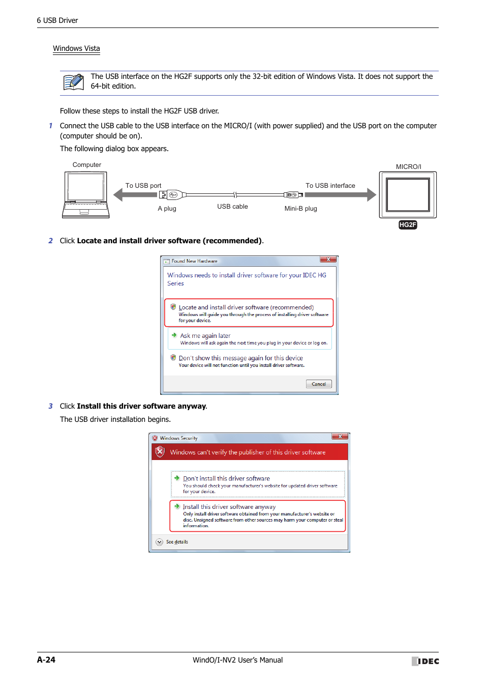 A-24 | IDEC High Performance Series User Manual | Page 1436 / 1448