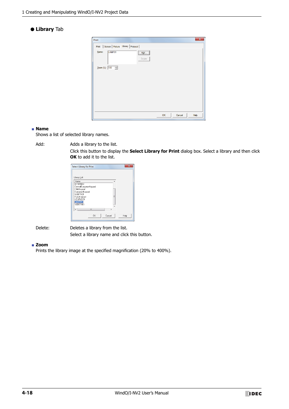 Library tab | IDEC High Performance Series User Manual | Page 204 / 1448