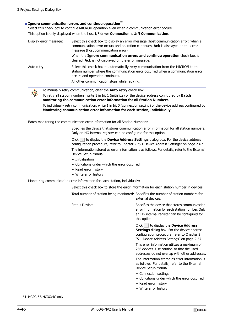 IDEC High Performance Series User Manual | Page 232 / 1448