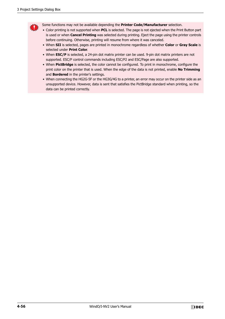 IDEC High Performance Series User Manual | Page 242 / 1448