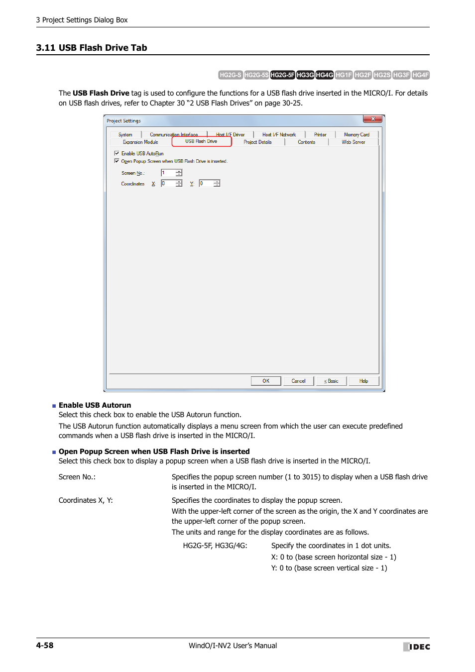 11 usb flash drive tab, Usb flash drive tab -58 | IDEC High Performance Series User Manual | Page 244 / 1448