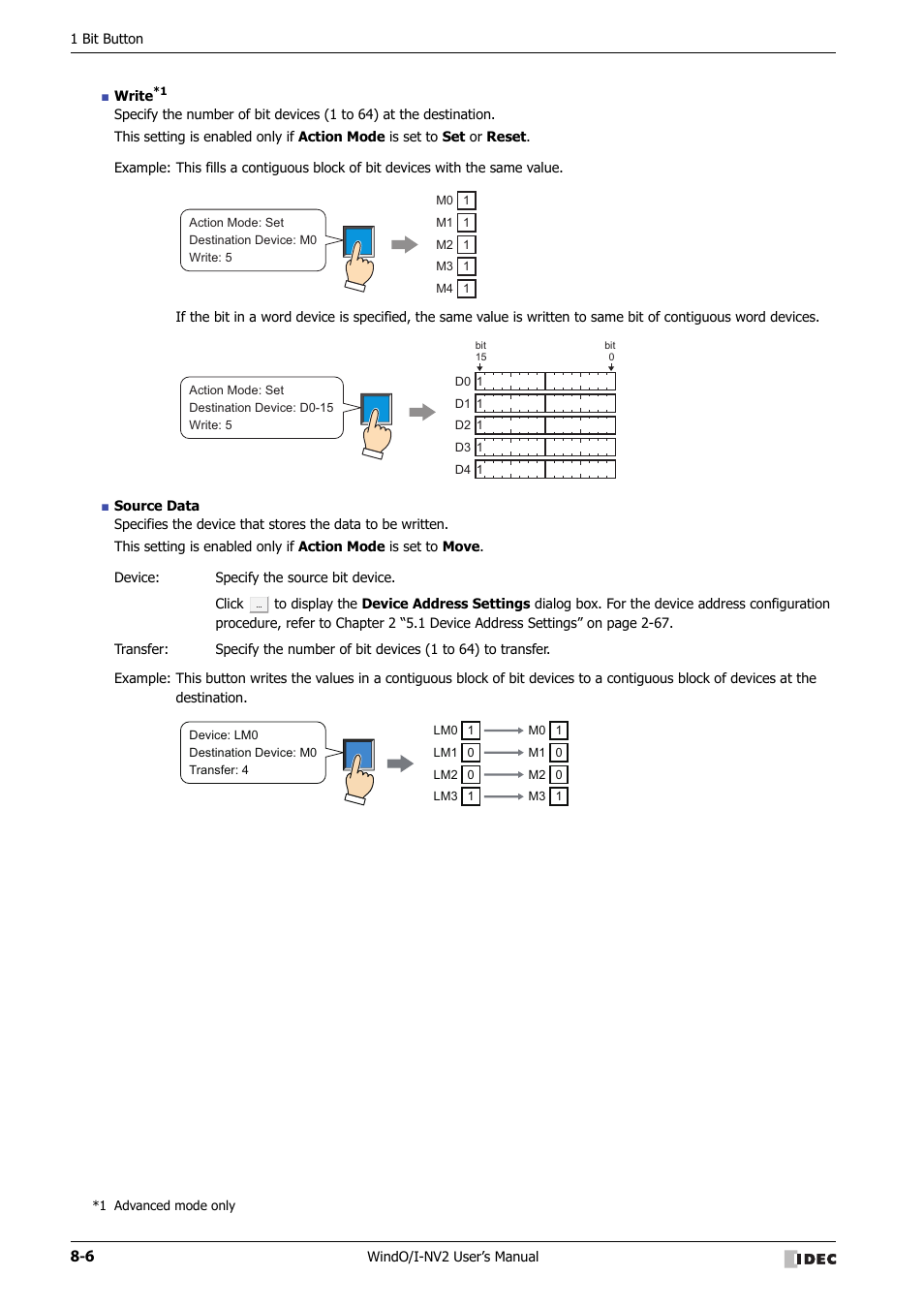 IDEC High Performance Series User Manual | Page 330 / 1448