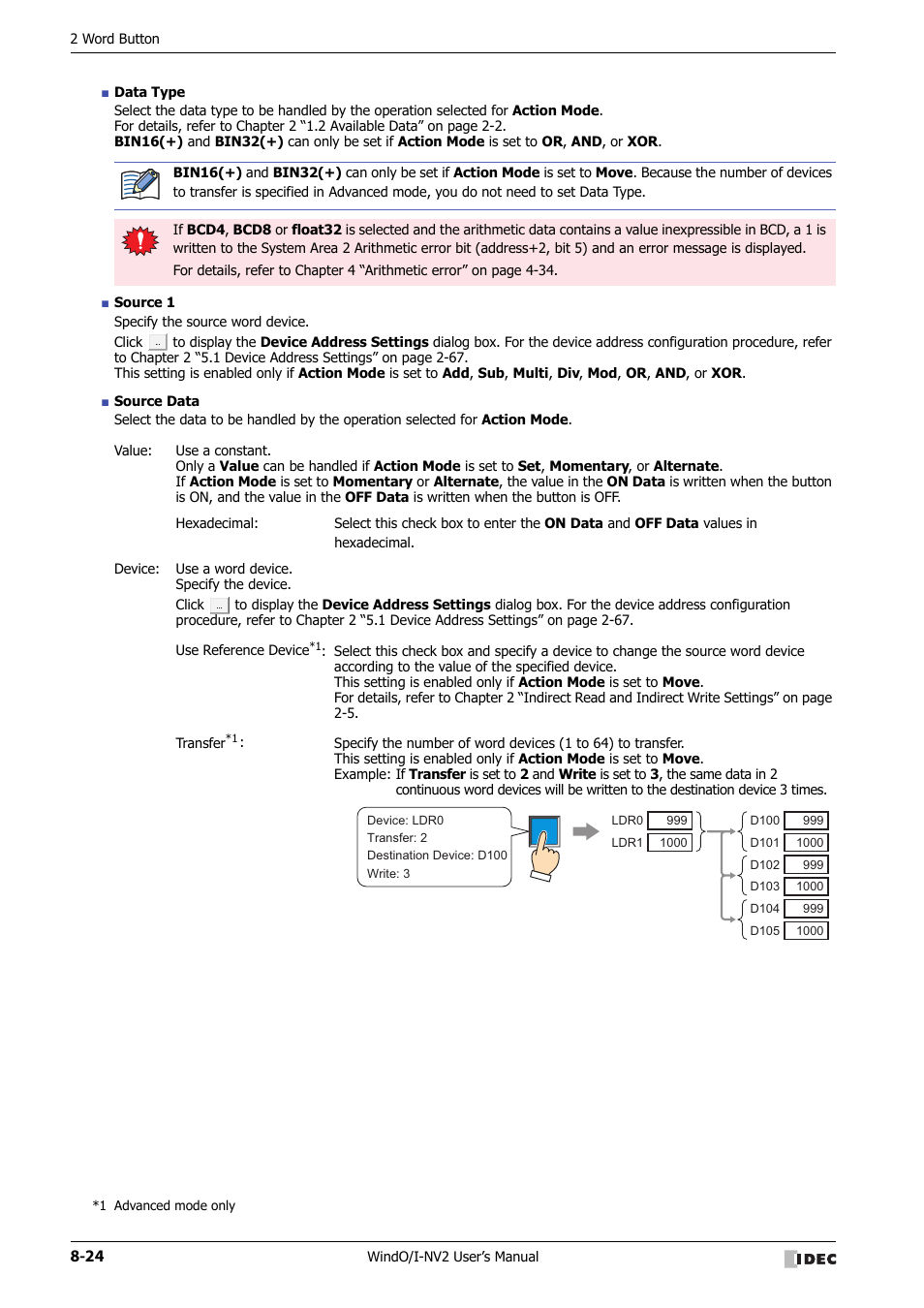 IDEC High Performance Series User Manual | Page 348 / 1448