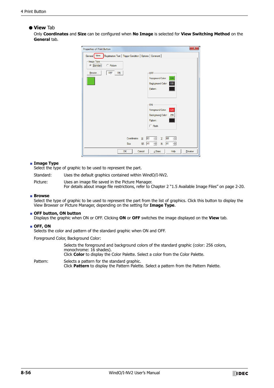 View tab | IDEC High Performance Series User Manual | Page 380 / 1448