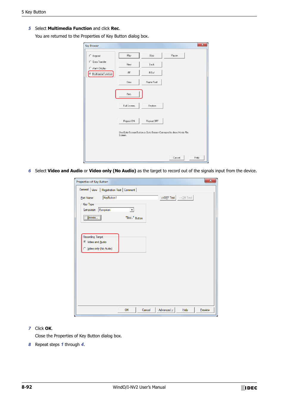 IDEC High Performance Series User Manual | Page 416 / 1448