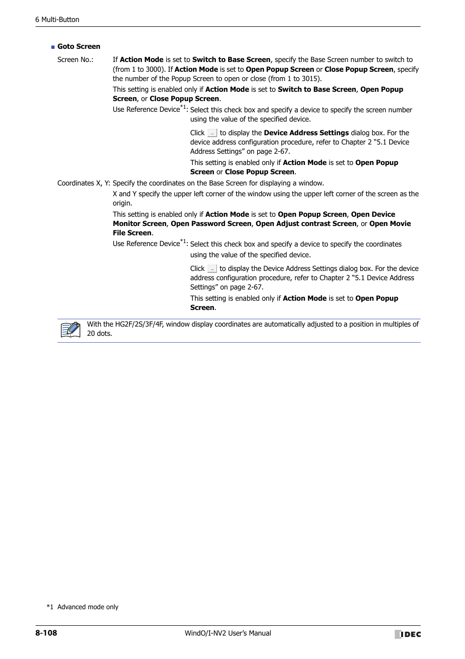 IDEC High Performance Series User Manual | Page 432 / 1448
