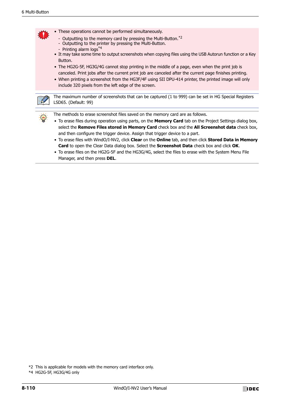 IDEC High Performance Series User Manual | Page 434 / 1448