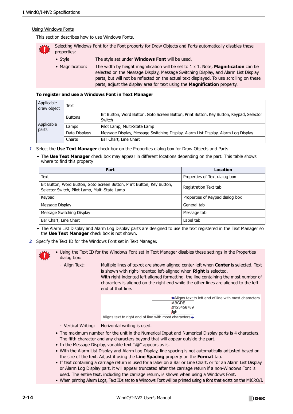 IDEC High Performance Series User Manual | Page 44 / 1448