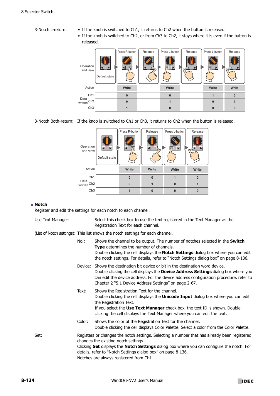 IDEC High Performance Series User Manual | Page 458 / 1448