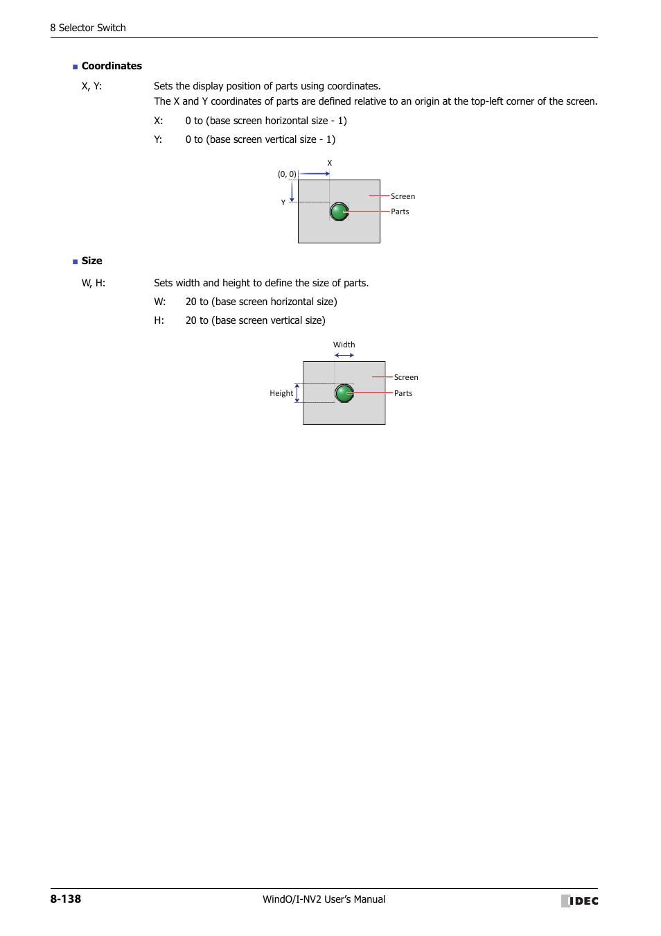 IDEC High Performance Series User Manual | Page 462 / 1448