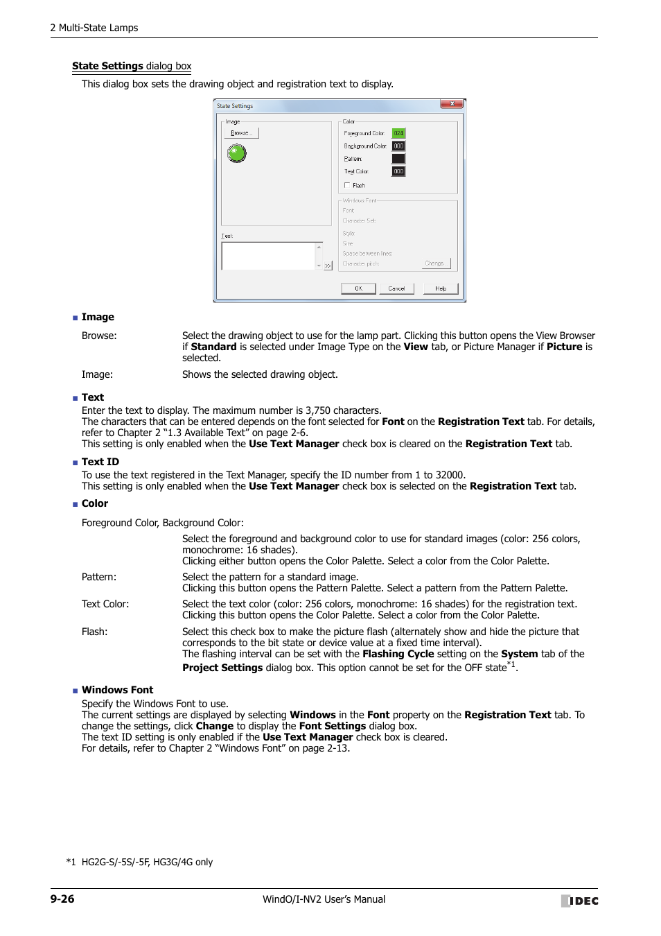 To “state settings dialog box, R to “state settings | IDEC High Performance Series User Manual | Page 506 / 1448