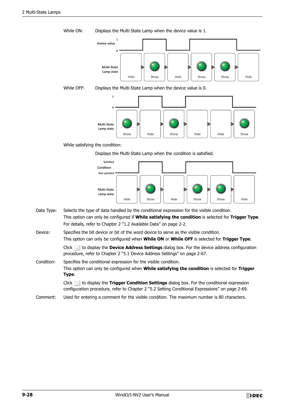 IDEC High Performance Series User Manual | Page 508 / 1448