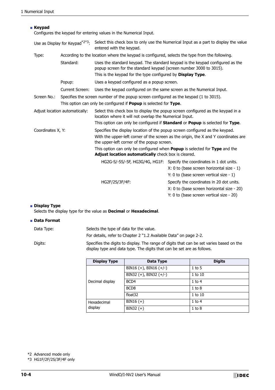 IDEC High Performance Series User Manual | Page 516 / 1448