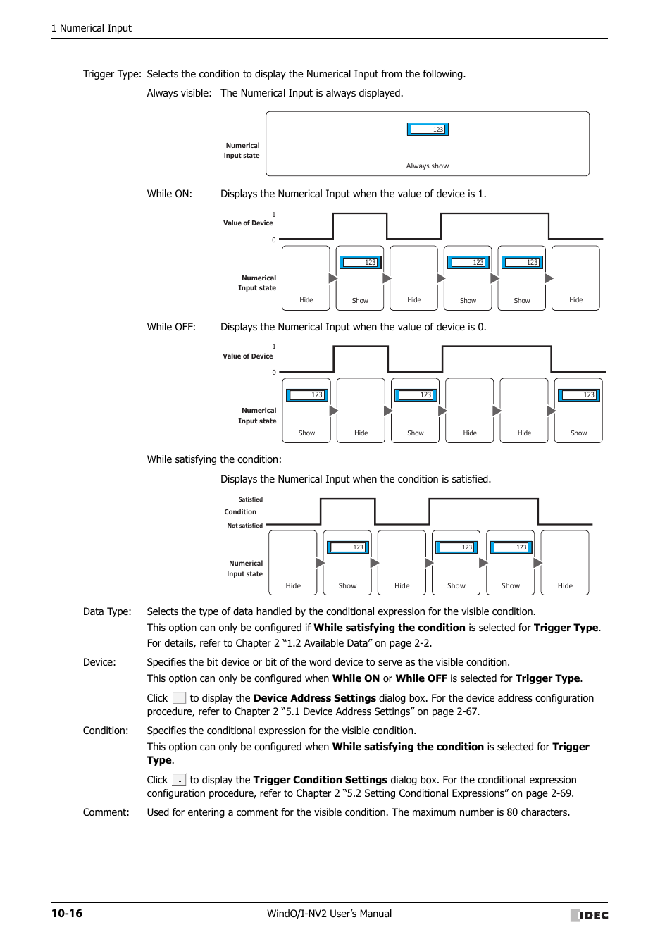 IDEC High Performance Series User Manual | Page 528 / 1448