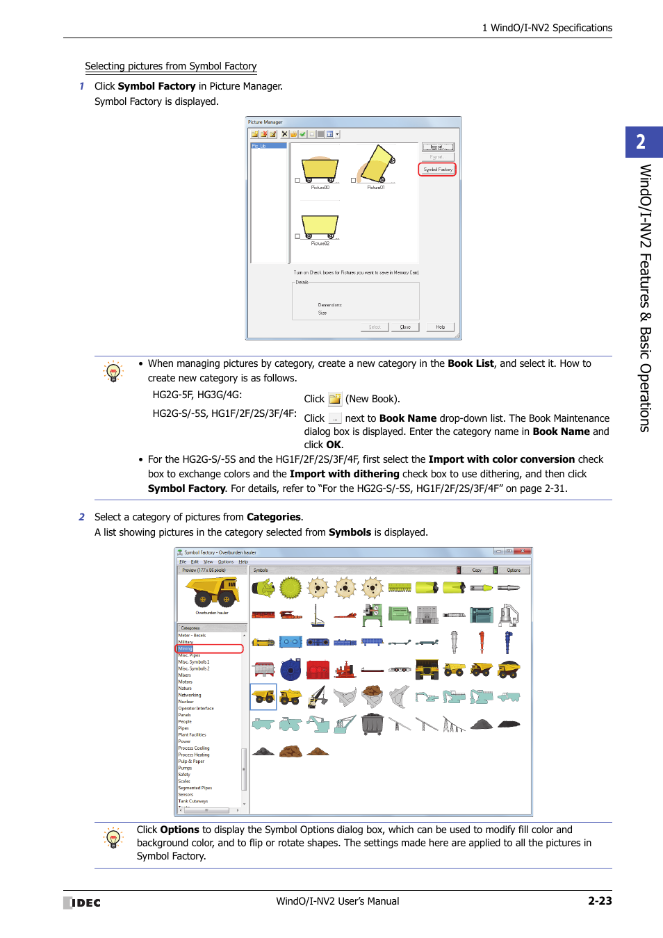 Windo/i -nv2 f eatures & b asic oper ations | IDEC High Performance Series User Manual | Page 53 / 1448