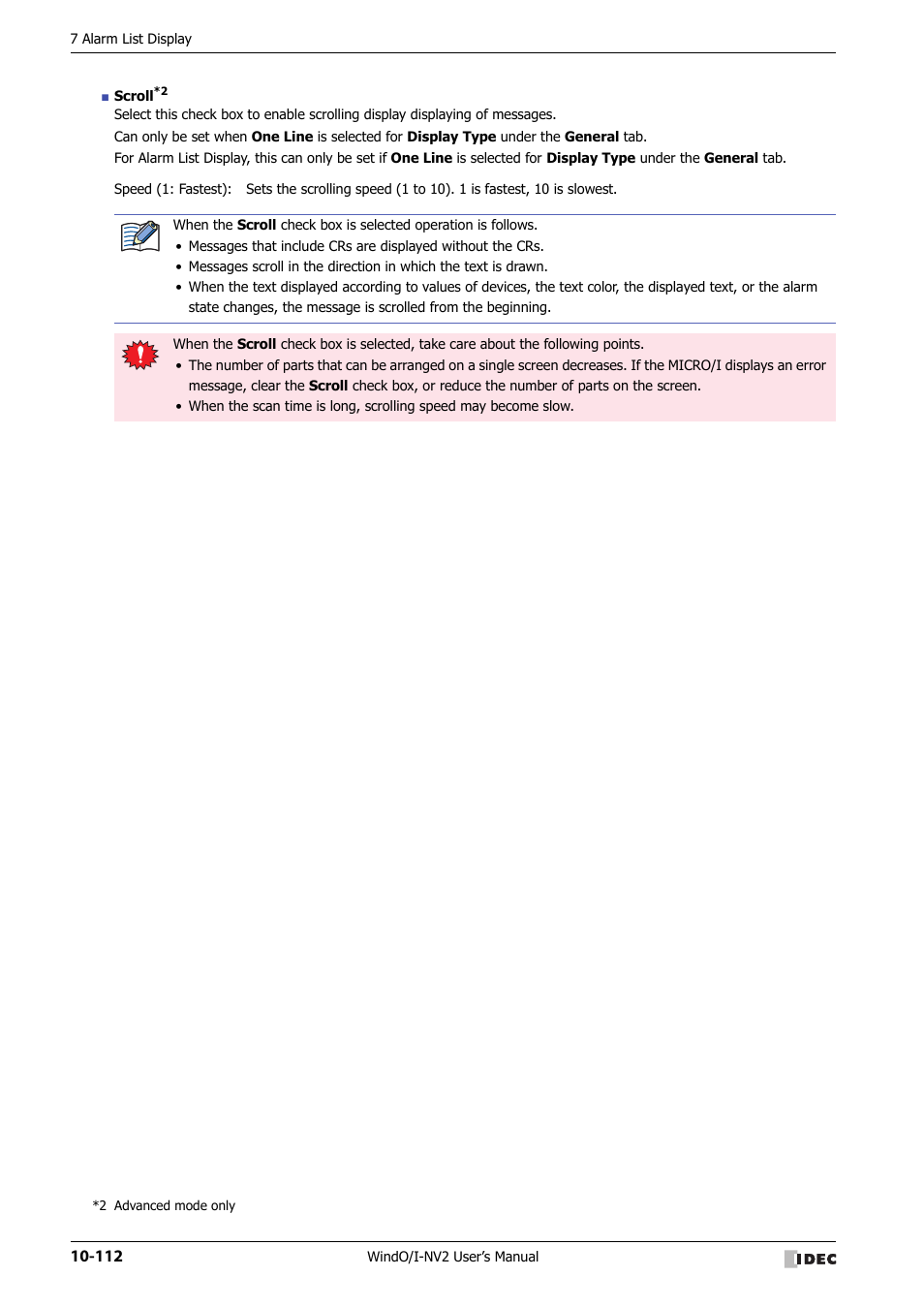 IDEC High Performance Series User Manual | Page 624 / 1448