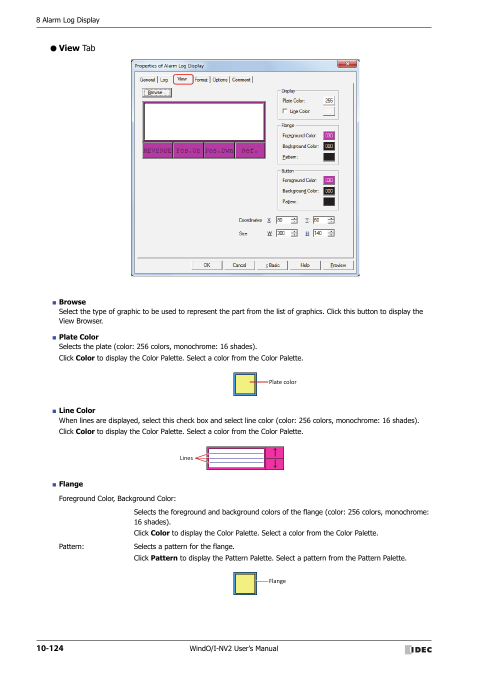 View tab | IDEC High Performance Series User Manual | Page 636 / 1448